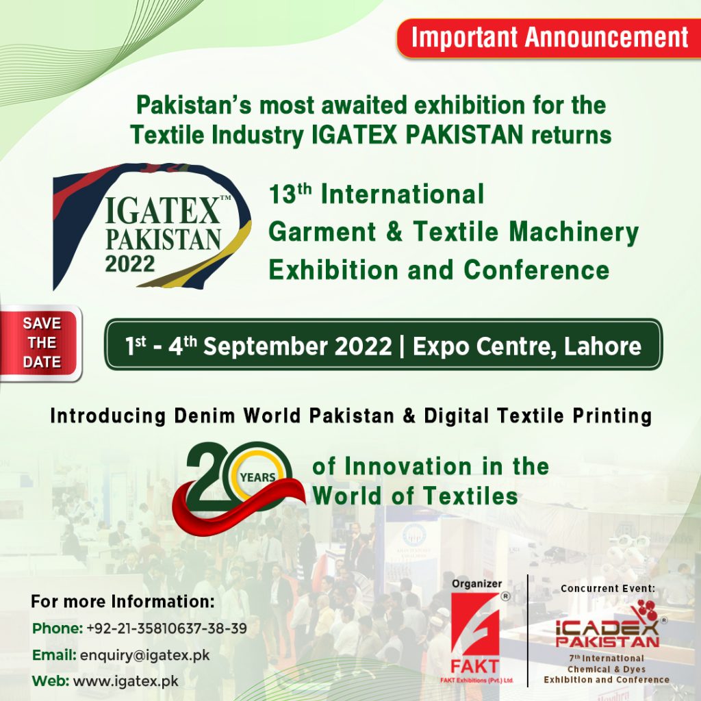 International Exhibition for Garment, Textile Machinery and Accessories